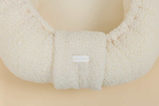 Bouclé Crib Reducer - Vanilla Set