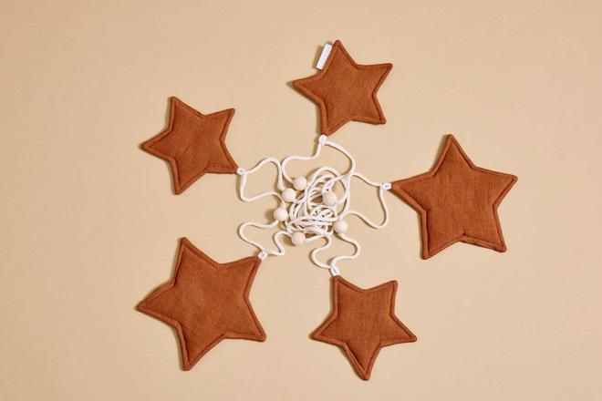 Linen Garland - Camel Star