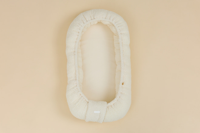 Bouclé Crib Reducer - Vanilla