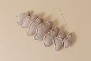 Boucle Clouds Garland - Powder Pink