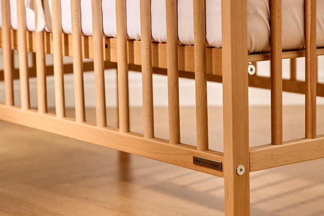 George Baby Bed 60x120cm - Natural
