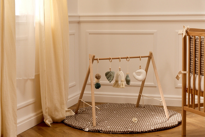 Holz-Babygym - Minze