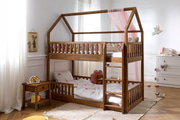 Patrová postel L Premium na podlaze 90x190cm - Vintage