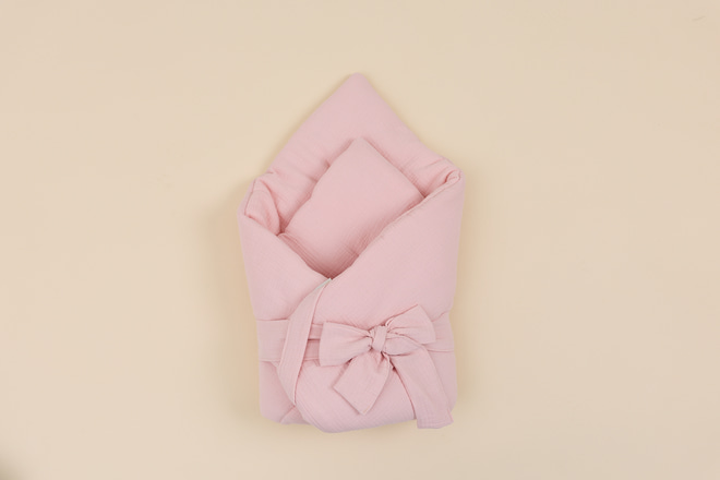 Pink Muslin Swaddle