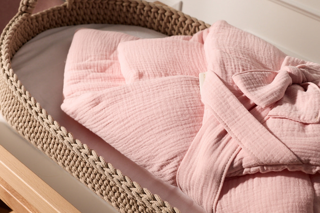 Saco de Dormir em Musselina - Rosa