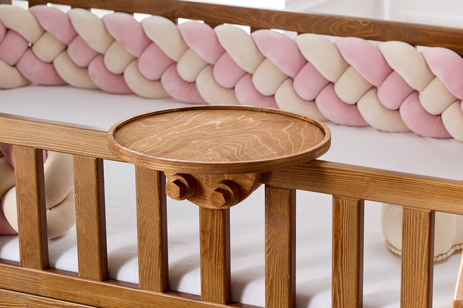 Tavoletta Rotonda in Legno - Vintage