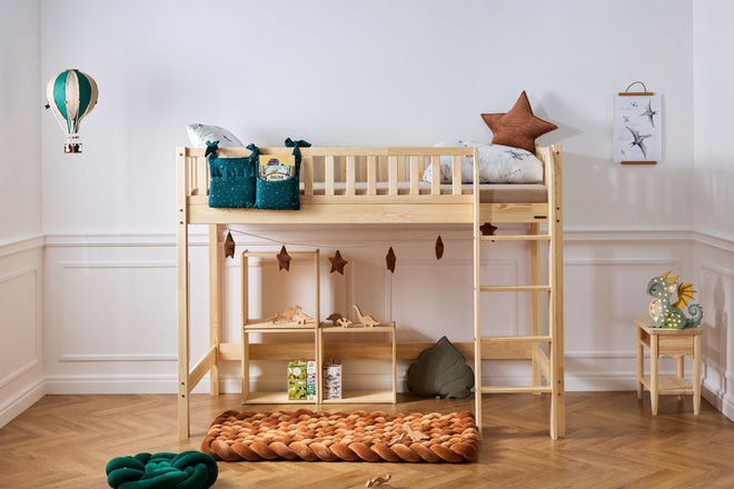 Wooden Storage Cube - Natural