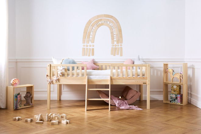 Wooden Storage Cube - Natural