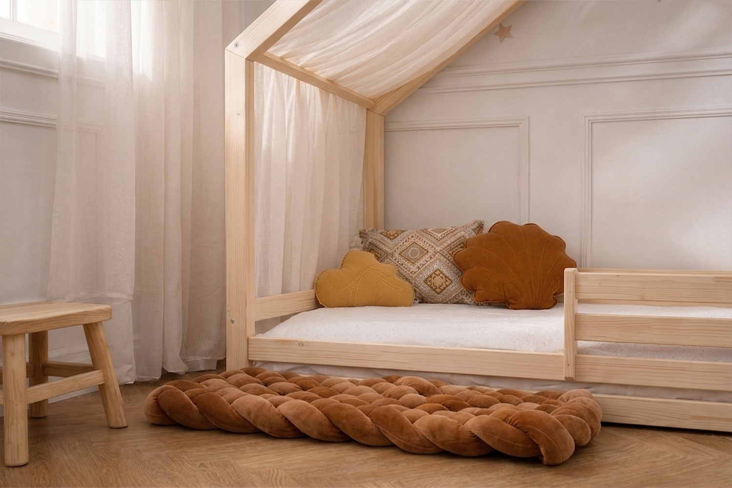 Lit Cabane A 90x200cm