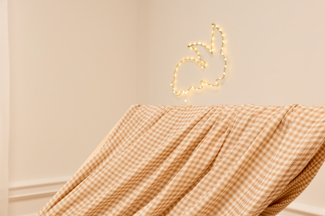 Tela Cama Casita Azul Marino Con Estrellas Doradas - Modelo L