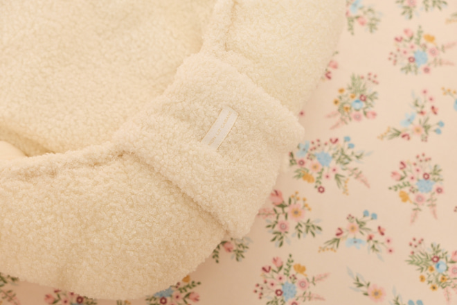 Bouclé Crib Reducer - Vanilla Set