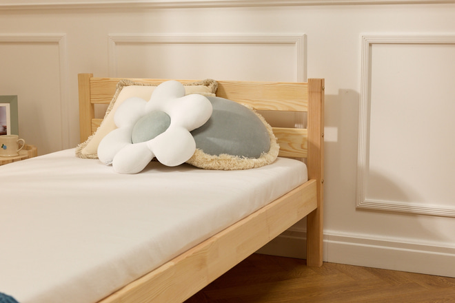 Postel pro teenagery Caracas 90x190cm - Přírodní Postel Caracas Basic 90x190cm - Přírodní