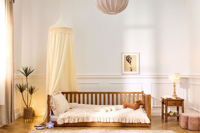 Baumwoll-Musselin 140x200 Bettdecke Set - Vintage Blumen