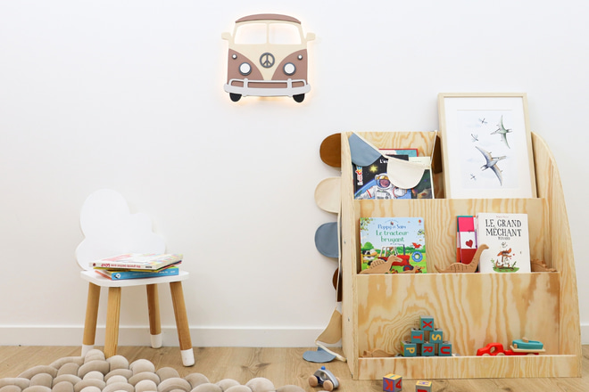 Sage Green Sunshine Van Lamp