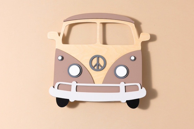 Sage Green Sunshine Van Lamp