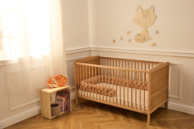 Berço Evolutivo Nelly 70x140cm - Natural