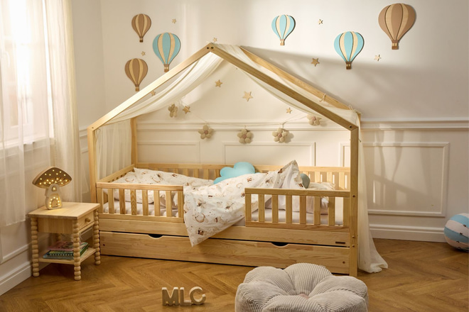 Hot Air Balloons Wall Decoration - Blue