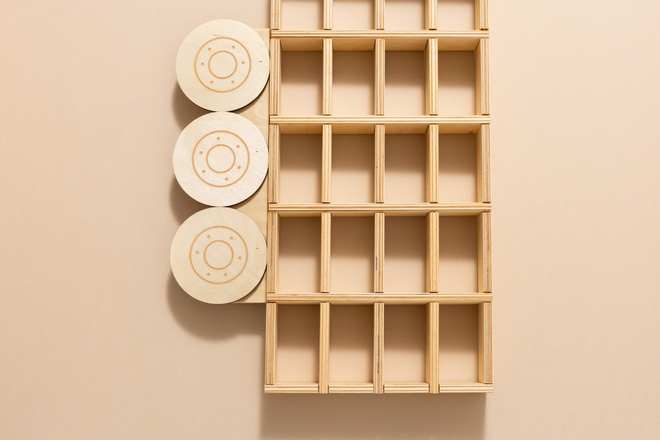 Étagère Lumineuse Camion Bois - Naturel