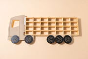 Étagère Lumineuse Camion Bois - Marron