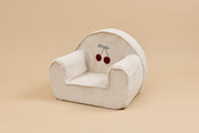 Poltrona velluto a coste - Off White Cherry