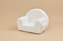 White Boucle Armchair