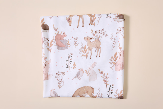 Bambus-Mulltuch Forest Friends XL