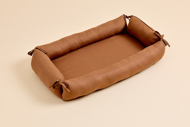 Reductor de cuna de lino - Chocolate