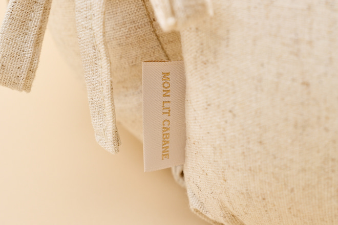 Linen Baby Nest Reducer - Natural