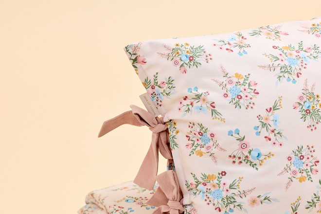 Set piumone e cuscino in cotone 110X135 - Blooming Meadow
