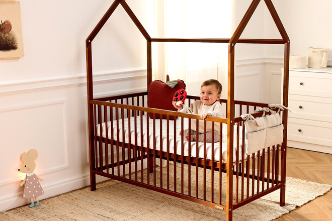 Bed Organiser - Natural Linen