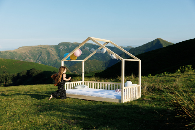 Habillage pour Couffin en Mousseline - Camel - Draps Housse | Mon Lit Cabane