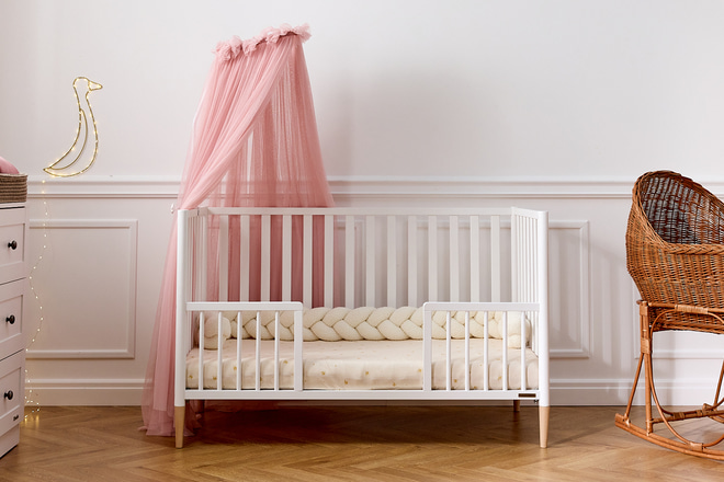 Babybett Mia 70x140cm - Weiß