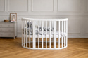 7 in 1 Oval Evolving Cradle - White