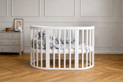 7 in 1 Oval Evolving Cradle - White