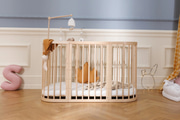 7 in 1 Rectangular Evolving Cradle - Natural