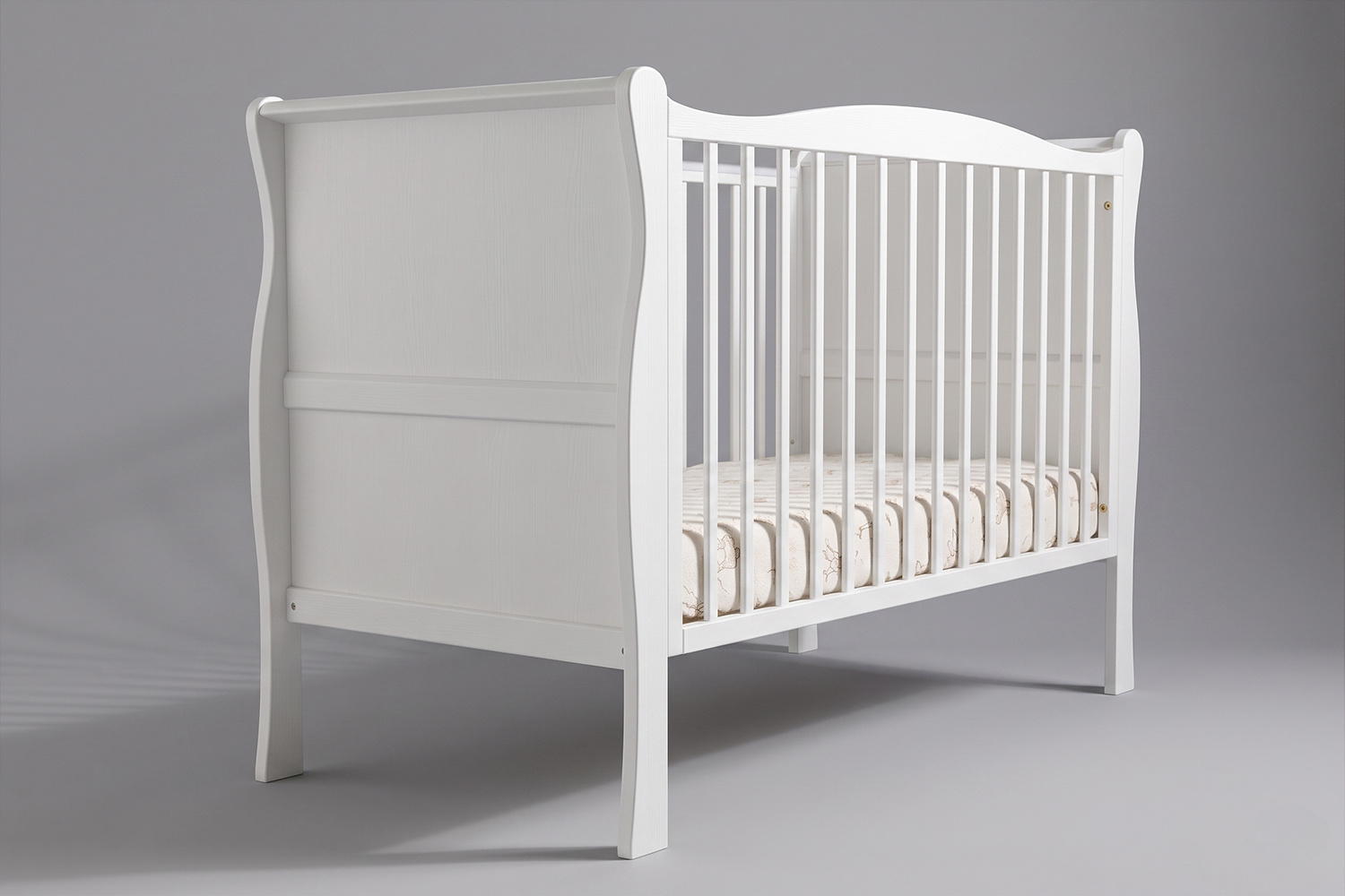 - Lit Bébé Évolutif Stella 70x140 cm - Blanc - Blanc (Mon Lit Cabane) - Image 15