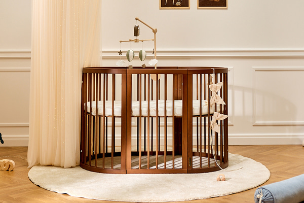 Culla Evolutiva Ovale 9 in 1 - Cioccolato