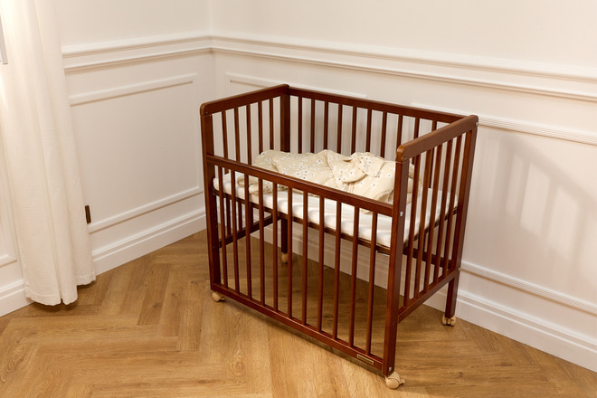 Nina Next to Me Crib 80x40 cm - Vintage