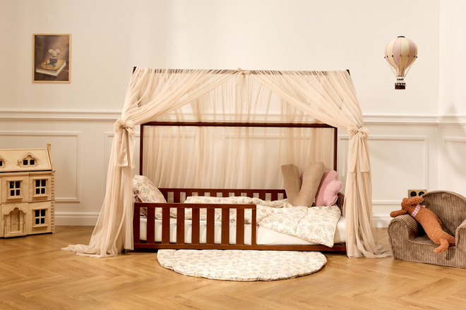 Letto Casetta Maia 80x160 cm - Vintage