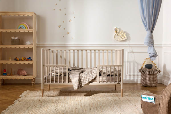 Mia Baby Bed 70x140cm - Cashmere