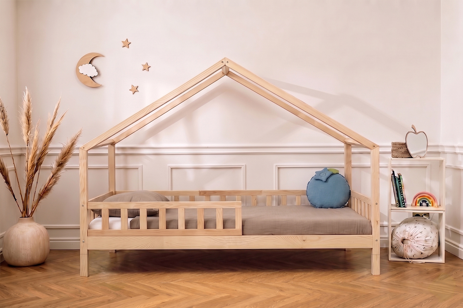 - Lit Cabane DK 90x190cm - Bois Naturel (Mon Lit Cabane) - Image 7
