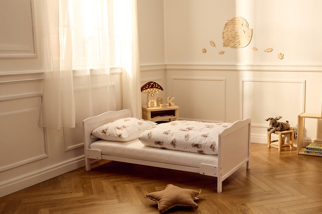 Nelly Evolving Baby Bed 70x140cm - White