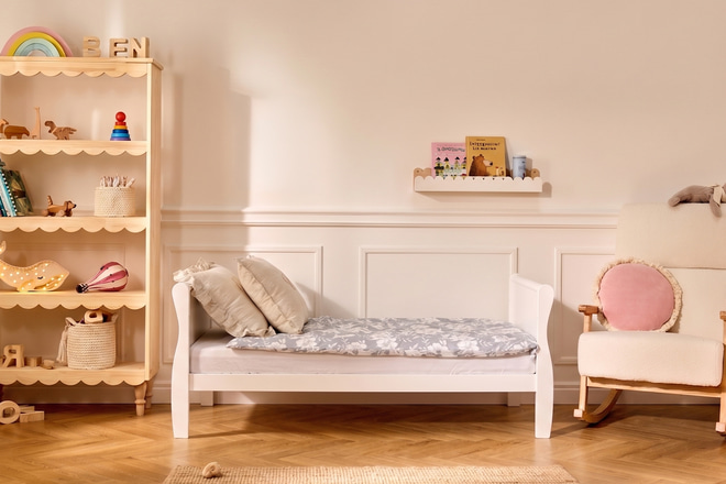 Cama Bebé Evolutiva Stella Blanca 70x140cm