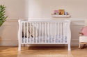 Babybett Stella Mitwachsend 70x140cm - Weiß