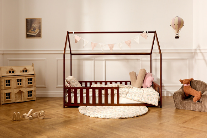 Ensemble Couette et Oreiller 110x135 Coton Avec Garnissage - Garden Bloom