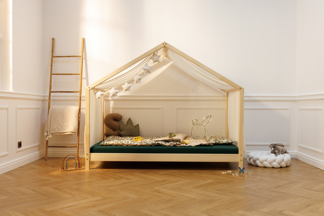 Cojín de Lino Hoja de Arce Oliva