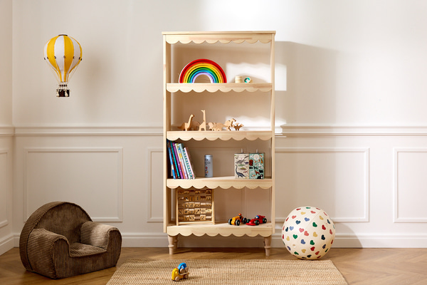 Faro XL Scalloped Shelf - Natural