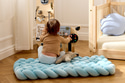 Matelas de Sol Tressé - Ice Blue