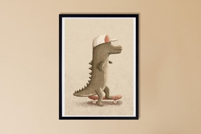 Plakát SkateBoard - Vintage