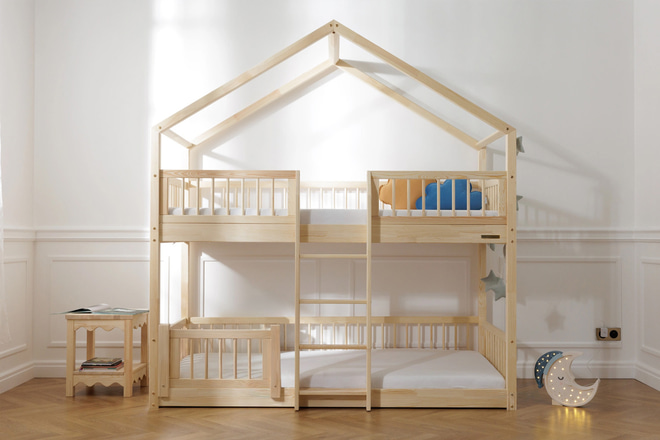 Patrová Postel DP Premium na Zemi 90x190cm